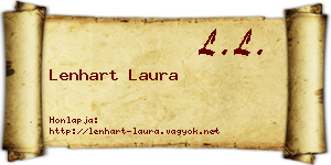Lenhart Laura névjegykártya